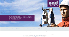 Desktop Screenshot of cadsurveys.co.uk